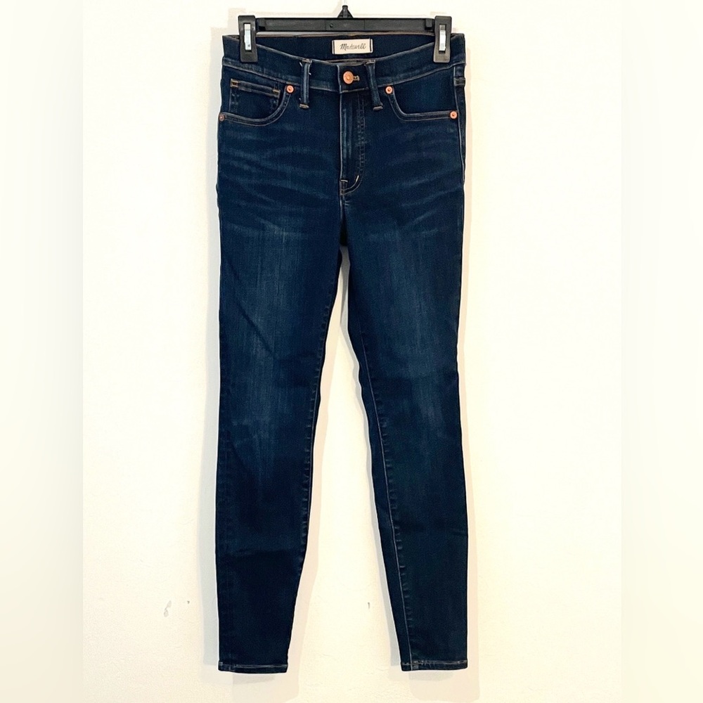 Madewell high rise Dark blue Skinny denim Jeans size 27